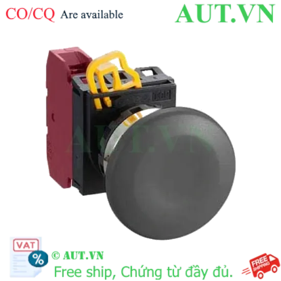 Ảnh của Nút nhấn nhả không đèn IDEC YW4B-M4E01B D22 1NC (Đen)