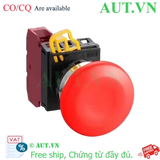 Ảnh của Nút nhấn nhả không đèn IDEC YW4B-M4E01R D22 1NC (Đỏ)