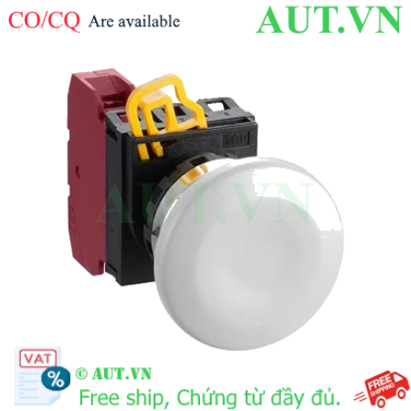 Ảnh của Nút nhấn nhả không đèn IDEC YW4B-M4E01W D22 1NC (Trắng)