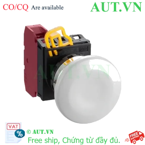 Ảnh của Nút nhấn nhả không đèn IDEC YW4B-M4E01W D22 1NC (Trắng)