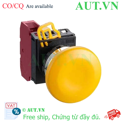 Ảnh của Nút nhấn nhả không đèn IDEC YW4B-M4E01Y D22 1NC (Vàng)