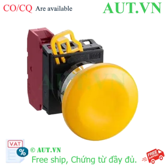 Ảnh của Nút nhấn nhả không đèn IDEC YW4B-M4E01Y D22 1NC (Vàng)