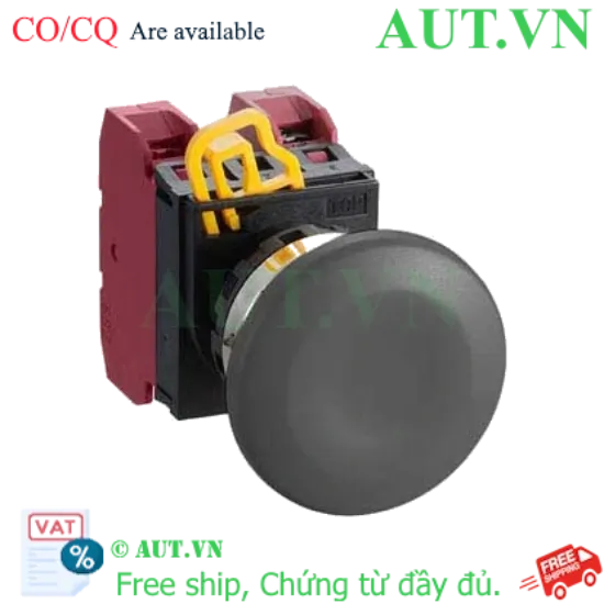 Ảnh của Nút nhấn nhả không đèn IDEC YW4B-M4E02B D22 2NC (Đen)