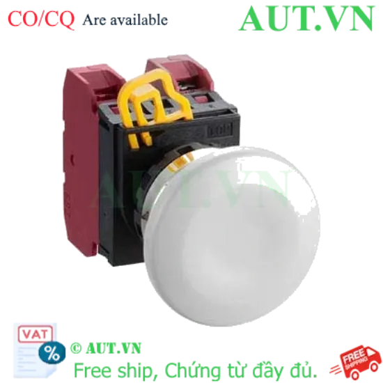 Ảnh của Nút nhấn nhả không đèn IDEC YW4B-M4E02W D22 2NC (Trắng)