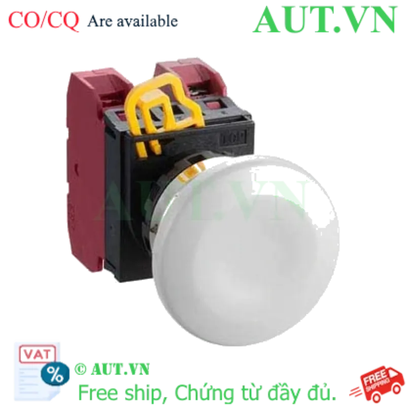 Ảnh của Nút nhấn nhả không đèn IDEC YW4B-M4E02W D22 2NC (Trắng)