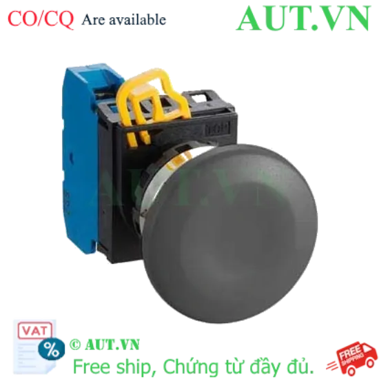 Ảnh của Nút nhấn nhả không đèn IDEC YW4B-M4E10B D22 1NO (Đen)