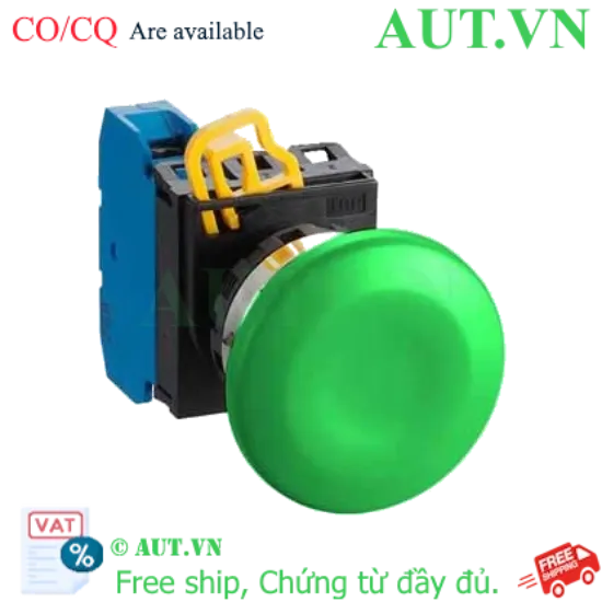 Ảnh của Nút nhấn nhả không đèn IDEC YW4B-M4E10G D22 1NO (Xanh)