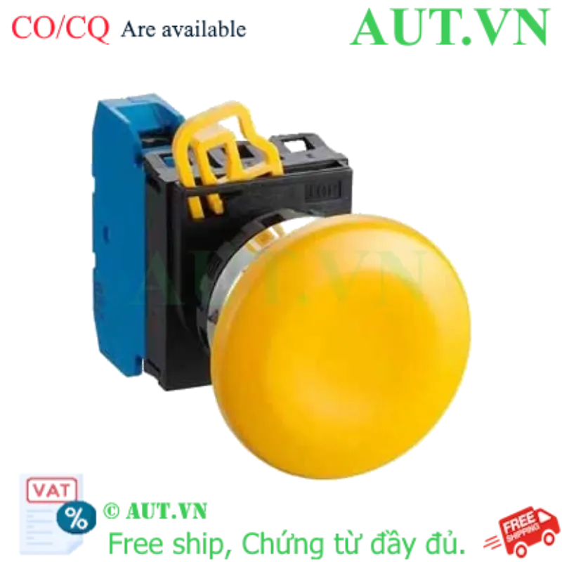 Ảnh của Nút nhấn nhả không đèn IDEC YW4B-M4E10Y D22 1NO (Vàng)