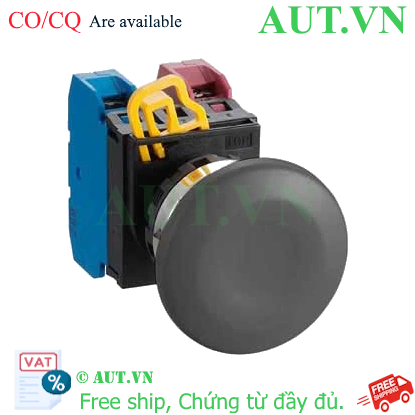 Ảnh của Nút nhấn nhả không đèn IDEC YW4B-M4E11B D22 1NO+1NC (Đen)