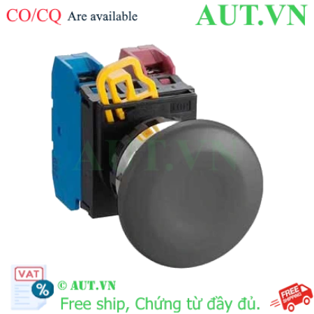 Ảnh của Nút nhấn nhả không đèn IDEC YW4B-M4E11B D22 1NO+1NC (Đen)