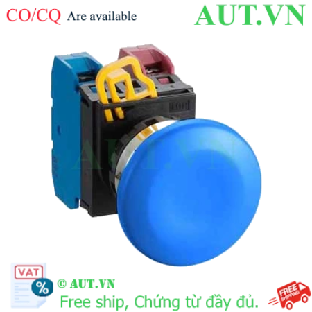 Ảnh của Nút nhấn nhả không đèn IDEC YW4B-M4E11S D22 1NO+1NC (Xanh)