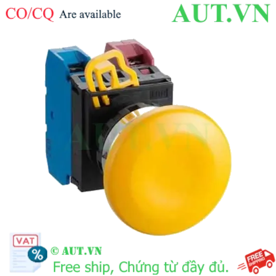 Ảnh của Nút nhấn nhả không đèn IDEC YW4B-M4E11Y D22 1NO+1NC (Vàng)