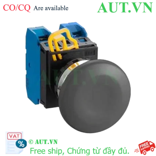 Ảnh của Nút nhấn nhả không đèn IDEC YW4B-M4E20B D22 2NO (Đen)