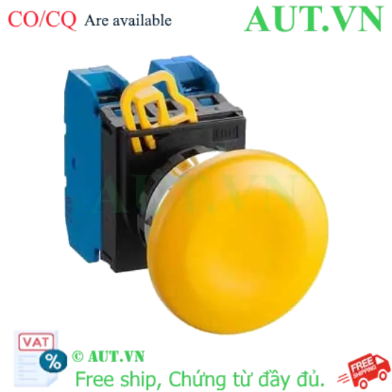 Ảnh của Nút nhấn nhả không đèn IDEC YW4B-M4E20Y D22 2NO (Vàng)