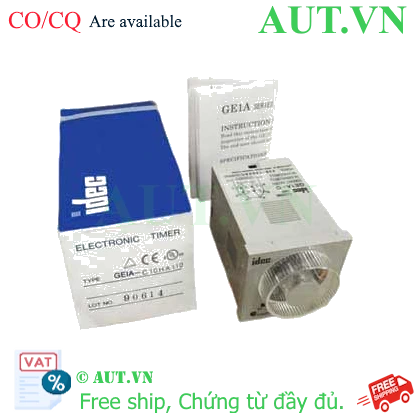 Ảnh của ON delay timer GE1A-C10HA110 IDEC 8 chân tròn, plug-In DPDT 5A
