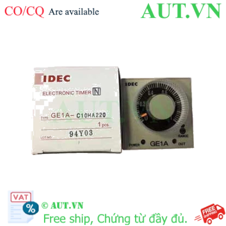 Ảnh của ON delay timer GE1A-C10HA220 IDEC 10h, 8 chân tròn