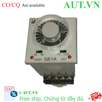 Ảnh của On delay timers GE1A-B10HA110 Idec 8 chân tròn, Plug-In, SPDT 5A