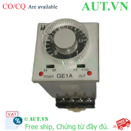 Ảnh của On delay timers GE1A-B10HA110 Idec 8 chân tròn, Plug-In, SPDT 5A