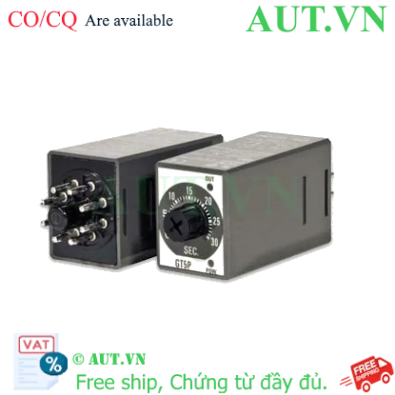 Ảnh của ON delay timers Idec GT5P-N10MA200 kích thước nhỏ, 8 chân tròn