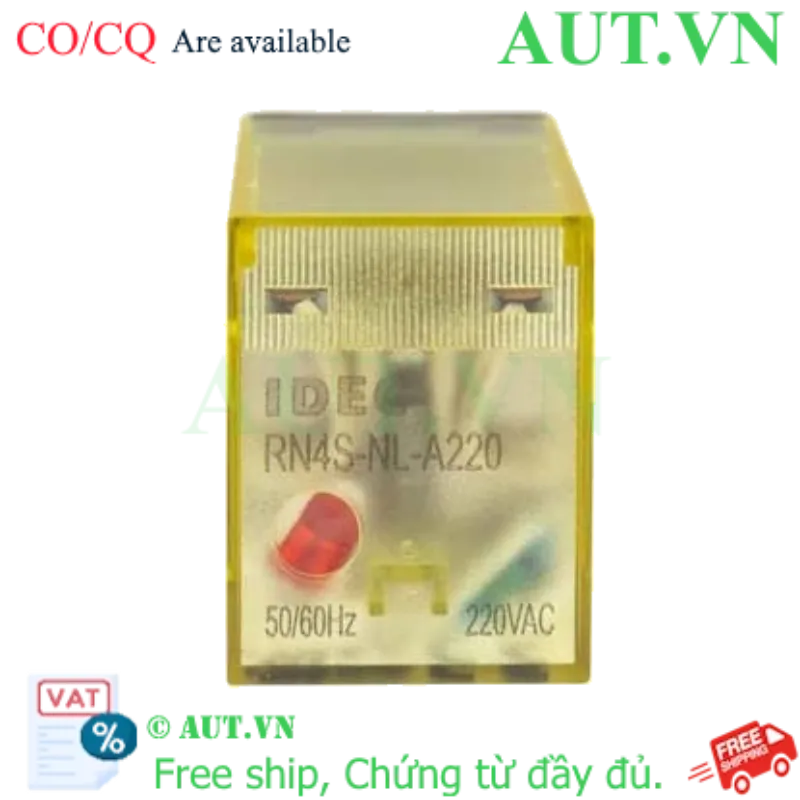 Ảnh của RN4S-NL-A220 Rơ le 14 chân 220v IDEC - Hỗ trợ tư vấn