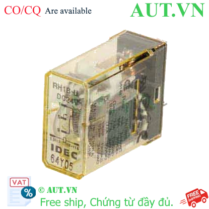Ảnh của Rơ le công suất IDEC RH1B-UDC24 5 chân dẹt 10A