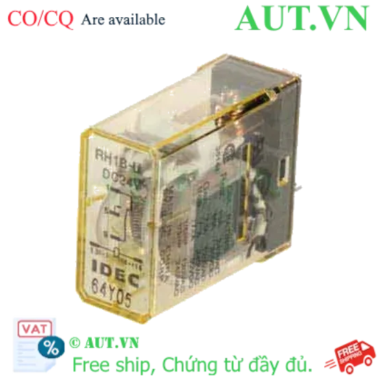 Ảnh của Rơ le công suất IDEC RH1B-UDC24 5 chân dẹt 10A
