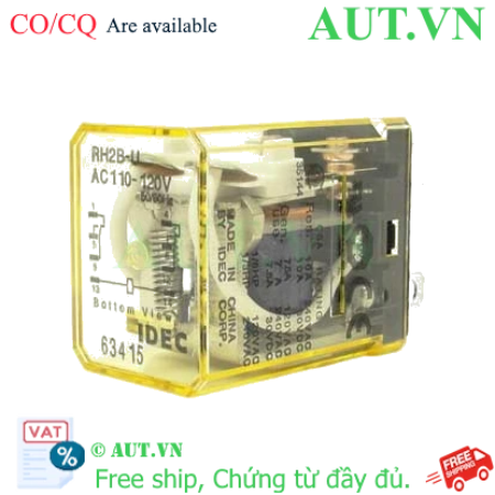 Ảnh của Rơ le công suất IDEC RH2B-UAC110-120 8 chân dẹt 10A