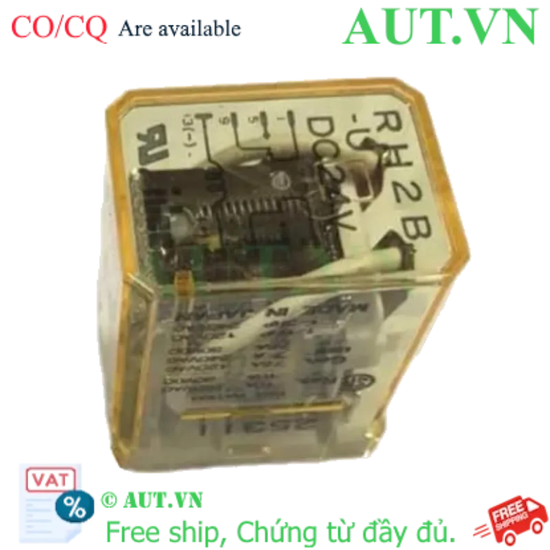 Ảnh của Rơ le công suất IDEC RH2B-UDC24 8 chân dẹt 10A