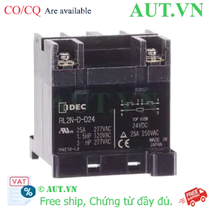 Ảnh của Rơ le công suất IDEC RL2N-D-D24 DPST-2NO 25A