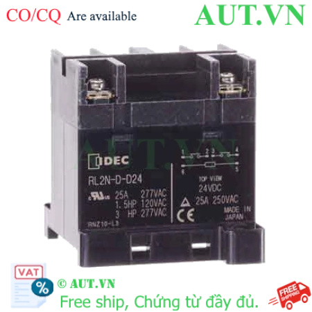 Ảnh của Rơ le công suất IDEC RL2N-D-D24 DPST-2NO 25A