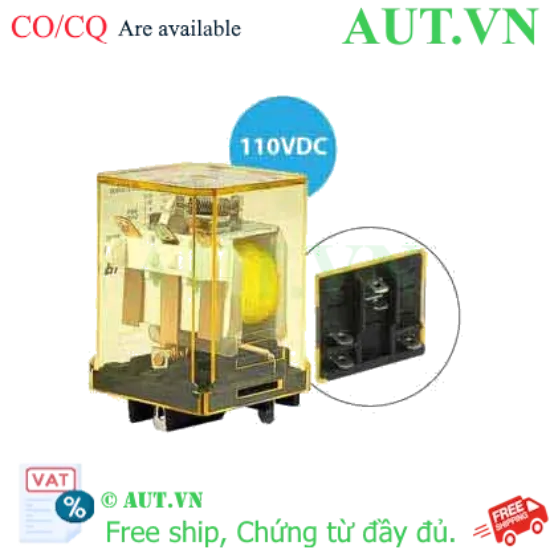 Ảnh của Rơ le công suất IDEC RR1BA-U DC110 5 chân dẹt 10A