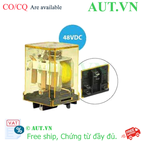 Ảnh của Rơ le công suất IDEC RR1BA-U DC48 5 chân dẹt 10A