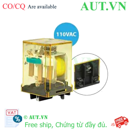 Ảnh của Rơ le công suất IDEC RR1BA-UC AC110 5 chân dẹt 10A