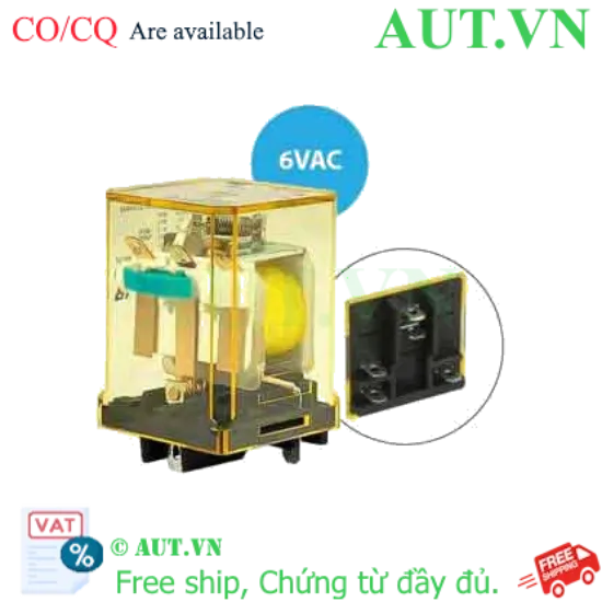 Ảnh của Rơ le công suất IDEC RR1BA-UC AC6 5 chân dẹt 10A