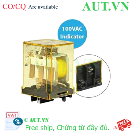 Ảnh của Rơ le công suất IDEC RR1BA-UL AC100 5 chân dẹt 10A