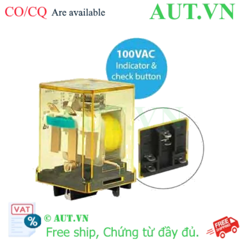 Ảnh của Rơ le công suất IDEC RR1BA-ULC AC100 5 chân dẹt 10A
