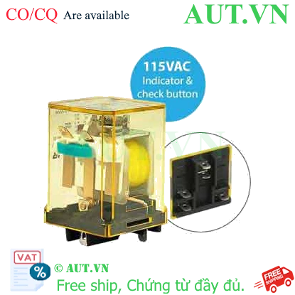 Ảnh của Rơ le công suất IDEC RR1BA-ULC AC115 5 chân dẹt 10A