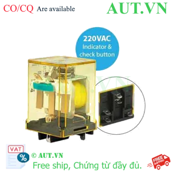 Ảnh của Rơ le công suất IDEC RR1BA-ULC AC220 5 chân dẹt 10A