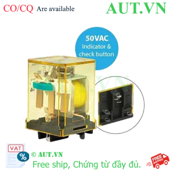 Ảnh của Rơ le công suất IDEC RR1BA-ULC AC50 5 chân dẹt 10A