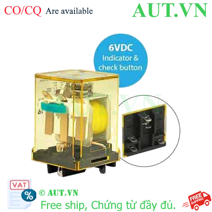 Ảnh của Rơ le công suất IDEC RR1BA-ULC DC6 5 chân dẹt 10A