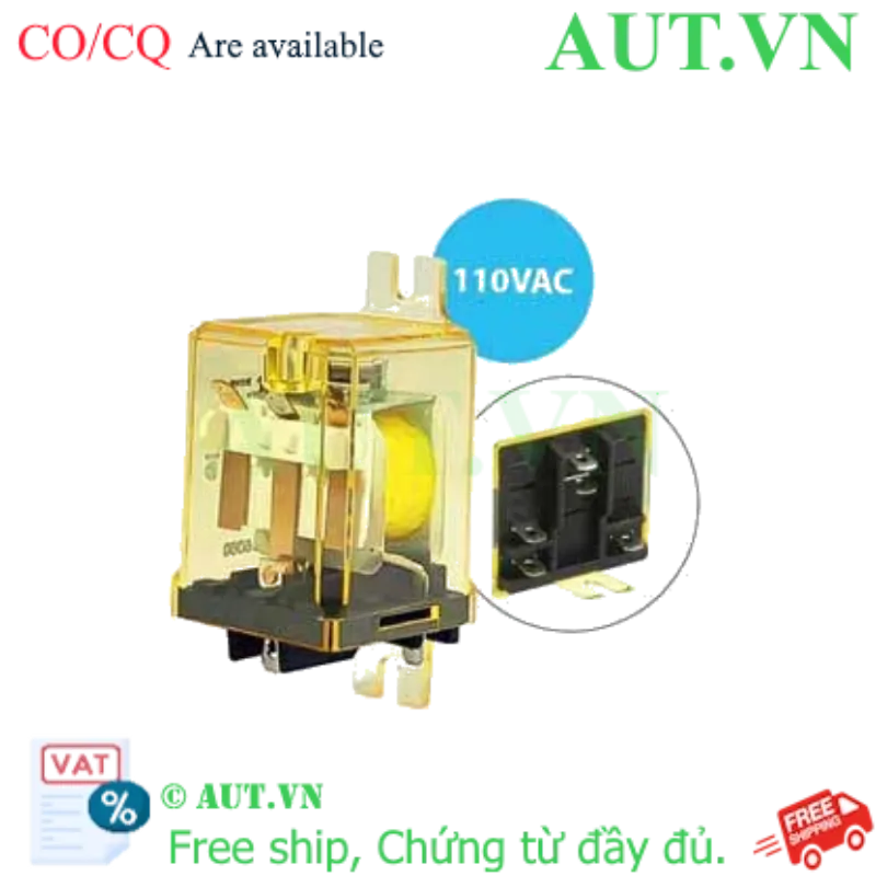 Ảnh của Rơ le công suất IDEC RR1BA-US AC110 5 chân dẹt 10A