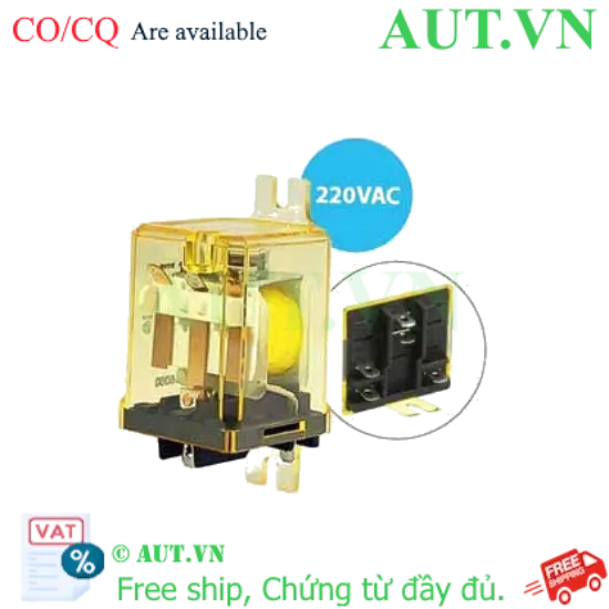 Ảnh của Rơ le công suất IDEC RR1BA-US AC220 5 chân dẹt 10A