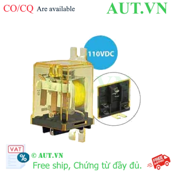 Ảnh của Rơ le công suất IDEC RR1BA-US DC110 5 chân dẹt 10A