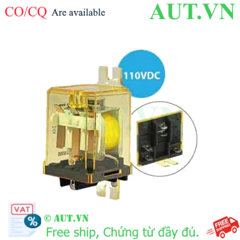 Ảnh của Rơ le công suất IDEC RR1BA-US DC110 5 chân dẹt 10A