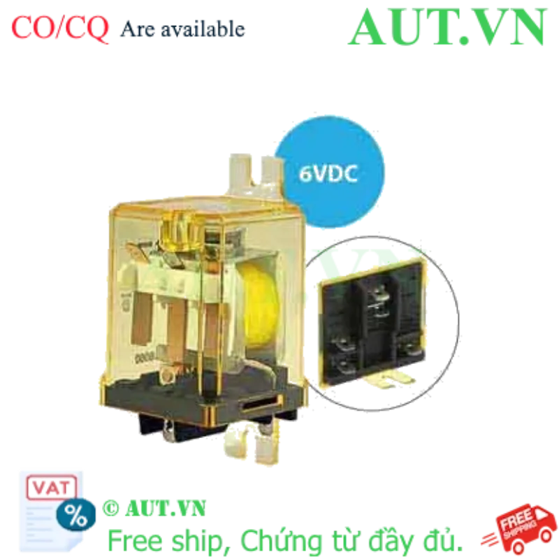 Ảnh của Rơ le công suất IDEC RR1BA-US DC6 5 chân dẹt 10A