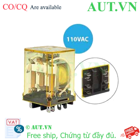 Ảnh của Rơ le công suất IDEC RR2BA-U AC110 8 chân dẹt 10A