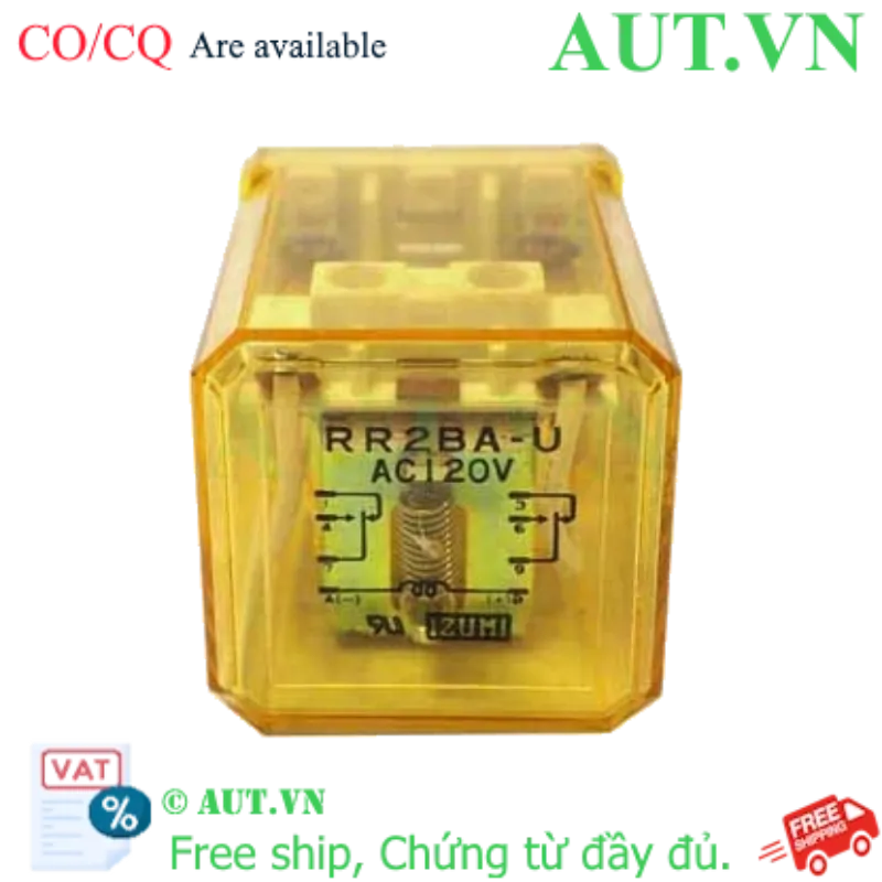 Ảnh của Rơ le công suất IDEC RR2BA-U AC120 8 chân dẹt 10A