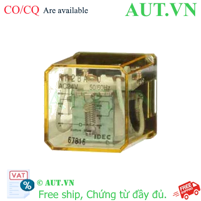 Ảnh của Rơ le công suất IDEC RR2BA-U AC24 8 chân dẹt 10A
