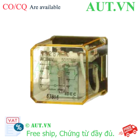 Ảnh của Rơ le công suất IDEC RR2BA-U AC24 8 chân dẹt 10A