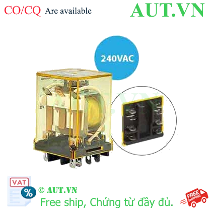 Ảnh của Rơ le công suất IDEC RR2BA-U AC240 8 chân dẹt 10A
